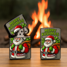 Load image into Gallery viewer, Merry Kushmas Lighter - Personalized Christmas Gift for Stoners Lighter PopCulturePrints