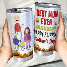 Load image into Gallery viewer, BEST MOM EVER! Personalized Tumbler – Custom Gift for Mom & Grandma Tumbler Cup PopCulturePrints