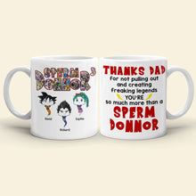 Load image into Gallery viewer, Legendary Dad Personalized Coffee Mug - Fun Gift for Fathers Coffee Mug PopCulturePrints