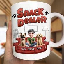Load image into Gallery viewer, Treat Dealer 3D Effect Dogs - Personalized Mug for Dog Lovers Mug PopCulturePrints