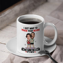 Load image into Gallery viewer, Custom Couple Mug - Personalized Romantic Gift for Valentine's Day Gifts Coffee Mug PopCulturePrints