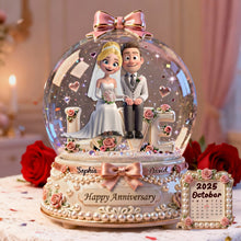 Load image into Gallery viewer, Celebrate Love: Romantic Wedding Couple Acrylic Plaque - Personalized Gift for Couples Shaped Plaques PopCulturePrints