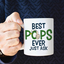 Load image into Gallery viewer, Best Pops Ever Personalized Coffee Mug - Custom Gift for Grandpa Coffee Mug PopCulturePrints