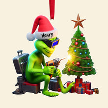 Load image into Gallery viewer, Personalized Welder Valentine's Day Gifts | Custom Holiday Gift Ornament PopCulturePrints