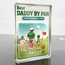 Load image into Gallery viewer, Best Daddy By Par - Personalized Custom Shaped Acrylic Plaque for Dad, Grandpa, and Father Figures Acrylic Plaque PopCulturePrints