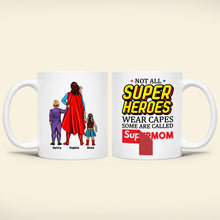 Load image into Gallery viewer, Supermom & Kids Personalized Coffee Mug Coffee Mug PopCulturePrints