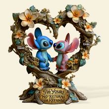 Load image into Gallery viewer, I'm Yours - Romantic Alien Couple Acrylic Plaque - Personalized Gifts for Couples Shaped Plaques PopCulturePrints