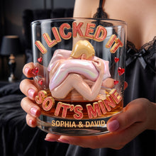 Load image into Gallery viewer, Naughty Couple Round Glass - Personalized Gifts For Couple 01ohlu290626 Glass PopCulturePrints