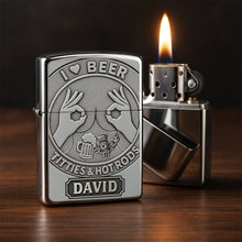 Load image into Gallery viewer, I Love Beer - Custom Hot Rod Lighter - Personalized Gift for Hot Rod Enthusiasts Lighter PopCulturePrints