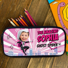 Load image into Gallery viewer, “Be Your Own Hero” - Personalized Hero Adventure Pencil Case - Custom Gift for Kids Pencil Case PopCulturePrints