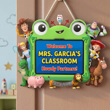 Load image into Gallery viewer, Welcome to Mrs. Garcia's Classroom - Personalized Teacher Gift Sign