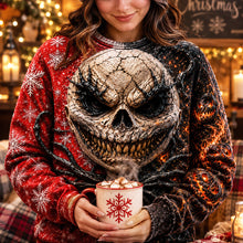 Load image into Gallery viewer, Embrace the Spooky Spirit - Custom Spooky Skull Holiday Shirt for Halloween Lovers