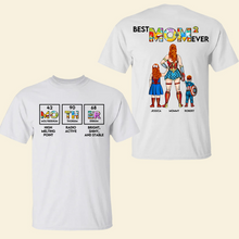 Load image into Gallery viewer, Best Mom Ever - Personalized Gifts For Mom Shirt Shirts PopCulturePrints