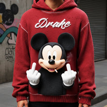 Load image into Gallery viewer, Funny Hoodie with Mickey Design - Custom Personalized Gift for Friends & Family AOP Products PopCulturePrints