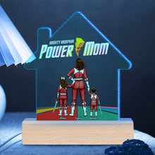 Load image into Gallery viewer, Custom LED Light: Power Mom Tribute Led Night Light PopCulturePrints