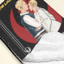 Load image into Gallery viewer, Personalized Galaxy Adventure Couple Blanket - Custom Valentine's Day Gifts Blanket PopCulturePrints