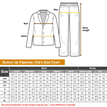 Load image into Gallery viewer, Festive Christmas Tree Button-Up Pajama Set Pajama Set PopCulturePrints