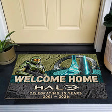 Load image into Gallery viewer, Celebrate Your Adventure – Sci-Fi Hero Anniversary Doormat – Personalized Gift Doormat PopCulturePrints