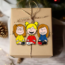 Load image into Gallery viewer, "Celebrate Friendship with Custom Fun!" - Personalized Best Friends Ornament Ornament PopCulturePrints