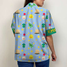 Load image into Gallery viewer, Custom Game Lover Hawaiian Shirt Set - Retro Character Design Hawaiian Shirts PopCulturePrints