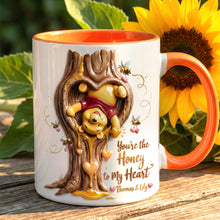 Load image into Gallery viewer, You're the Honey to My Heart - Sweet Love Couple Coffee Mug | Personalized Gift for Couples Coffee Mug PopCulturePrints
