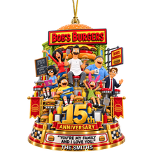 Load image into Gallery viewer, 15th Anniversary Christmas Ornament - Personalized Gift for Family and Friends Ornament PopCulturePrints