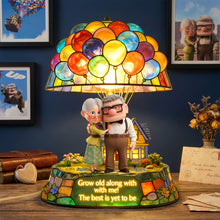 Load image into Gallery viewer, “Grow Old Along With Me” - Personalized Couples Acrylic Light Box Light Box PopCulturePrints