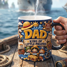Load image into Gallery viewer, "Adventure Awaits: Captain Dad's Magic Mug" - Personalized Gift for Dads, Grandpas, and More! Coffee Mug PopCulturePrints