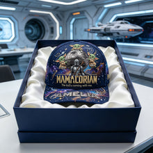 Load image into Gallery viewer, "A Mom's Superpower in the Galaxy - Warrior Mom Classic Cap" - Personalized Gifts for Mom, Grandma, and More Caps PopCulturePrints