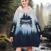 Load image into Gallery viewer, Personalized Off-Road Lover's Christmas Oversized Hoodie AOP Products PopCulturePrints