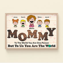 Load image into Gallery viewer, Personalized Mommy Canvas - Heartfelt Family Gift Poster & Canvas PopCulturePrints