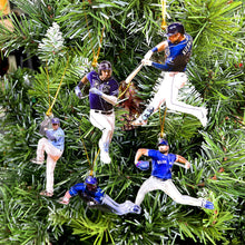 Load image into Gallery viewer, Personalized Baseball Player Ornaments Ornament PopCulturePrints