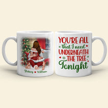 Load image into Gallery viewer, Personalized Christmas Mug - All I Need Under the Tree Coffee Mug PopCulturePrints