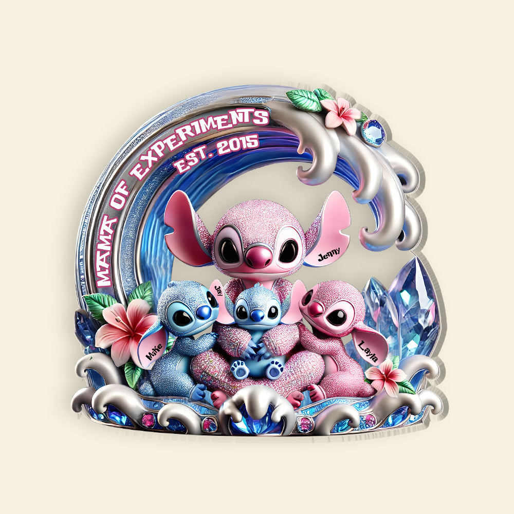 "Celebrate Your Love for Mom - Personalized Custom Shaped Acrylic Plaque - Perfect Gift for Mom & Grandma" Shaped Plaques PopCulturePrints