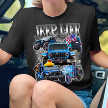 Load image into Gallery viewer, Personalized Funny DNA Test Jeep T-Shirt for Women Shirts PopCulturePrints