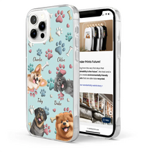 Load image into Gallery viewer, "Celebrate Your Love for Pups!" - Dog Mom & Dog Dad Custom 3D Inflated Effect Printed Phone Case - Perfect Gift for Pet Lovers Clear Phone Case PopCulturePrints