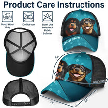 Load image into Gallery viewer, Pawsitively Awesome: Dog Dad Mesh-back Casual Cap - Personalized Gift for Pet Lovers Mesh-back Casual Cap PopCulturePrints