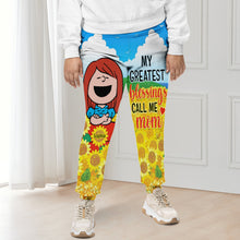 Load image into Gallery viewer, Personalized 'My Greatest Blessings Call Me Mom' Unisex Joggers Shorts and Pants PopCulturePrints