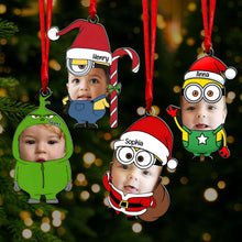Load image into Gallery viewer, Personalized Minion Christmas Ornaments for Kids Ornament PopCulturePrints