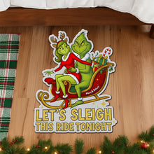 Load image into Gallery viewer, Let's Sleigh This Ride - Personalized Doormat for Couples Doormat PopCulturePrints