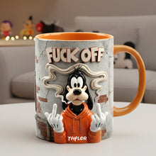 Load image into Gallery viewer, ‘Funny Attitude’ - Personalized Coffee Mug for Stoners - Unique Gift for Friends, Family, and More Coffee Mug PopCulturePrints