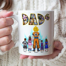 Load image into Gallery viewer, Personalized Anime Dad Coffee Mug - Custom Gift for Dad Coffee Mug PopCulturePrints