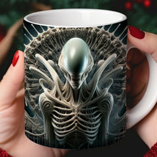 Load image into Gallery viewer, Xenomorph Love Coffee Mug - Perfect Gift for Sci-Fi Fans Coffee Mug PopCulturePrints