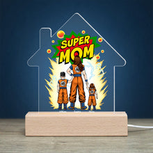 Load image into Gallery viewer, Super Mom Personalized LED Light - Dragon Warrior Theme Led Night Light PopCulturePrints