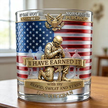 Load image into Gallery viewer, I Have Earned It Decanter Set - Personalized Gifts for Veterans