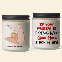 Load image into Gallery viewer, Personalized Couple Scented Candle - Playful Intimacy Scented Candle PopCulturePrints