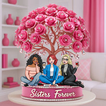 Load image into Gallery viewer, Sisters Forever Acrylic Plaque - A Personalized Gift for Beloved Sisters Shaped Plaques PopCulturePrints