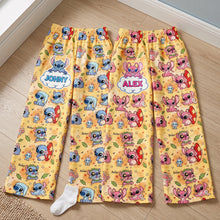 Load image into Gallery viewer, “Be Unique” Cute Alien Pajama Pants - Personalized Gifts for Everyone Pajama Pant PopCulturePrints