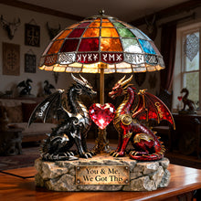 Load image into Gallery viewer, You & Me, We Got This - Viking Couple Light Box - Personalized Gift for Couples Light Box PopCulturePrints