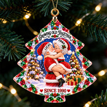 Load image into Gallery viewer, Naughty Old Santa Couples Acrylic Ornament - Personalized Christmas Gifts For Couples 09tydt091026 Ornament PopCulturePrints